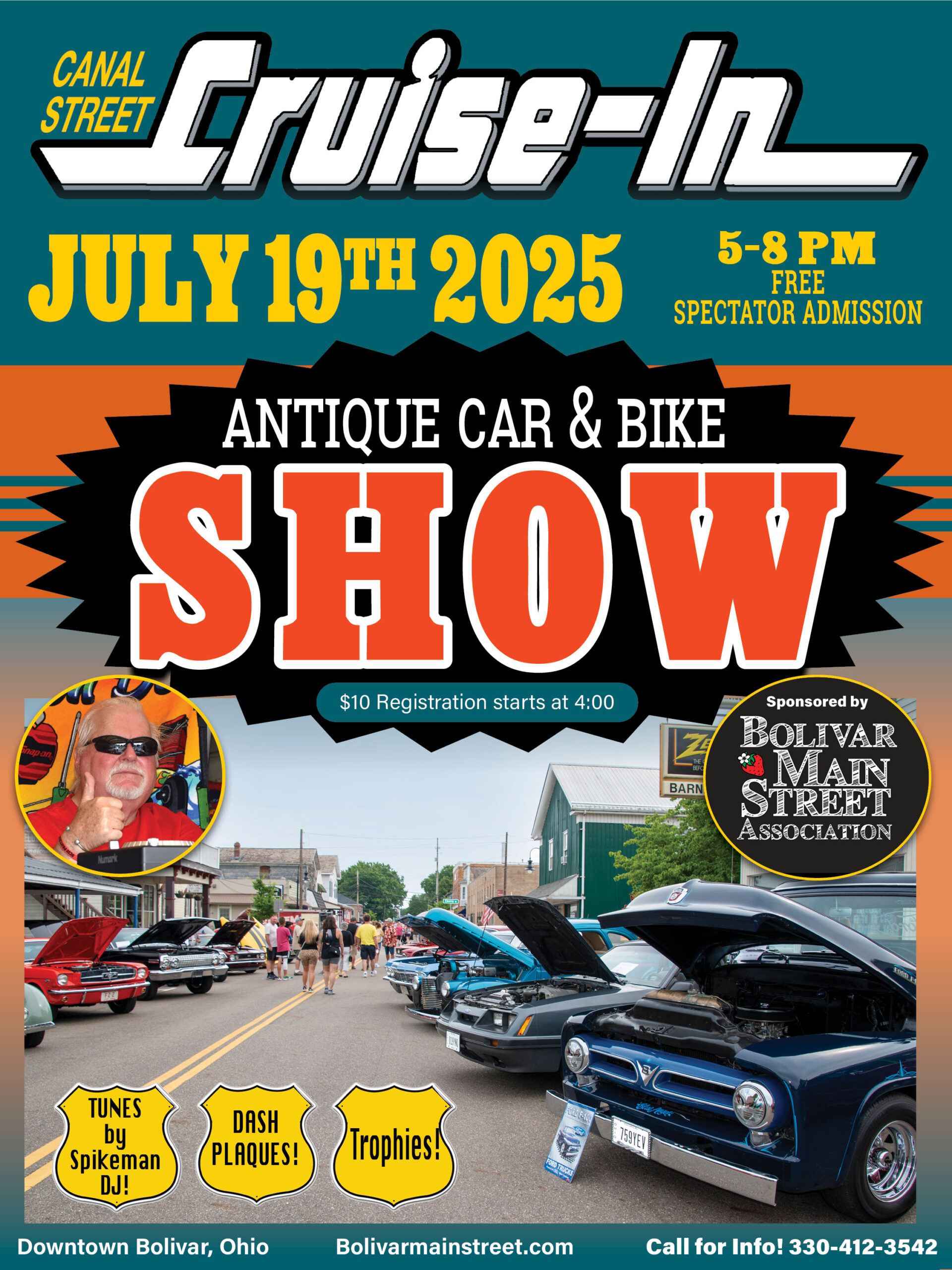 25 cruisein program web Canal Street Cruise-In 2025