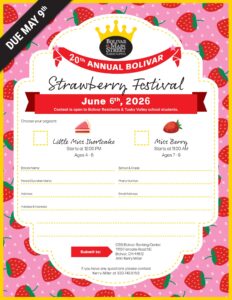 Strawberry Festival Pageant 2026 Strawberry Festival Pageant Sign Up Form 2026